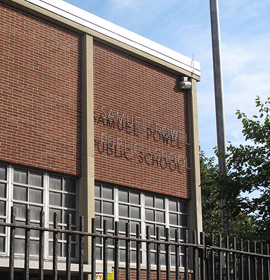 Exterior photo of Powel Elementary School